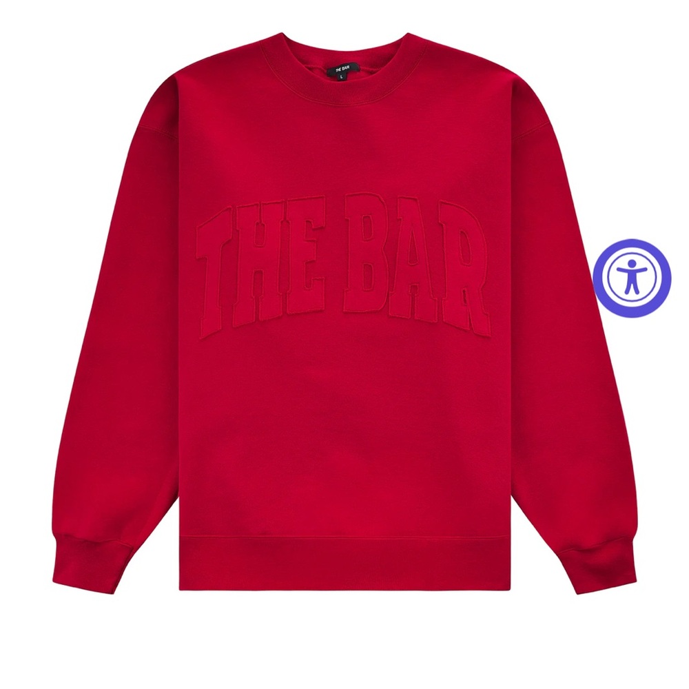 The Bar HERITAGE SWEATSHIRT RUBY